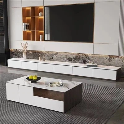 Flatskjerm -tv -skapvegg